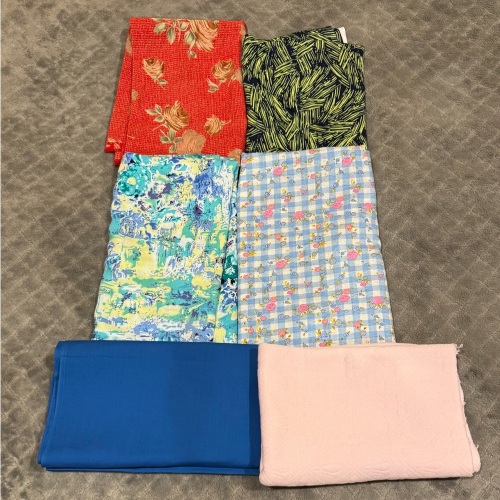 Bundle of fabric for sewing